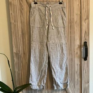 EUC Athleta linen drawstring casual/lounge pant